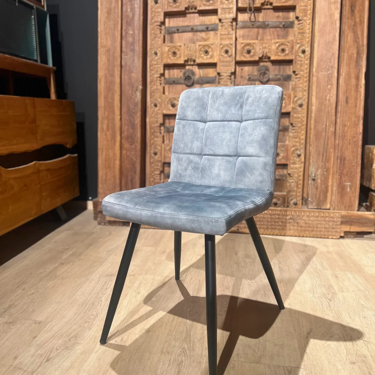 A modern dining chair