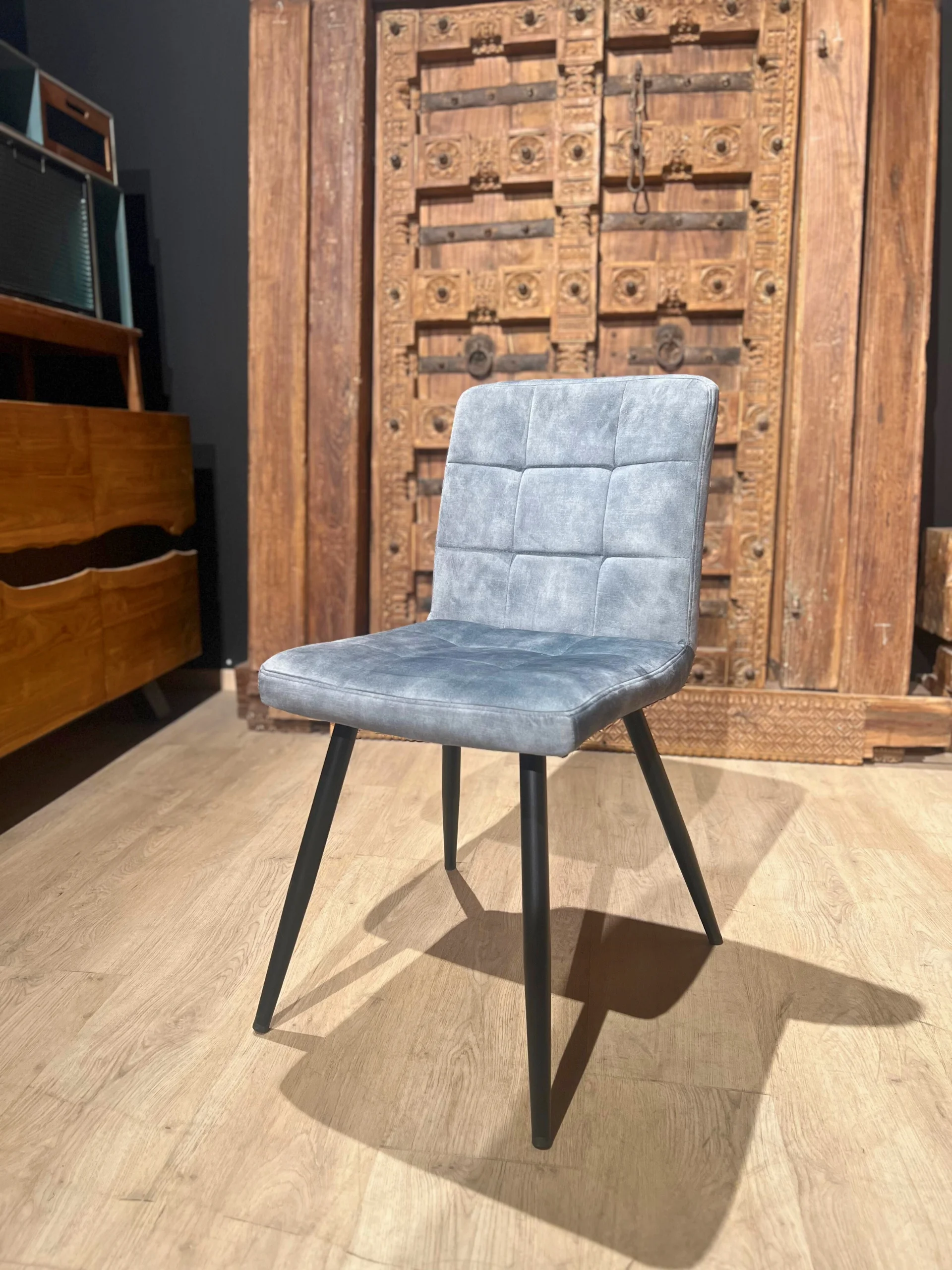 A modern dining chair
