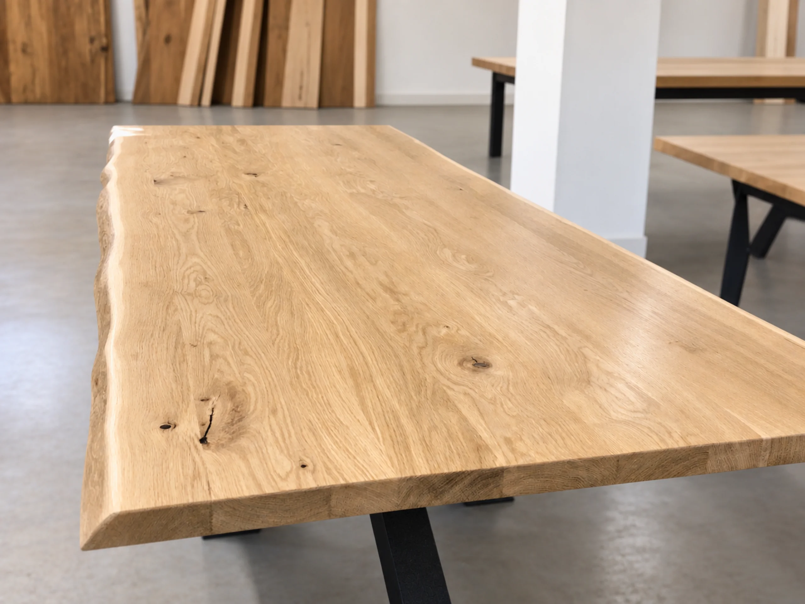 A light oak tray