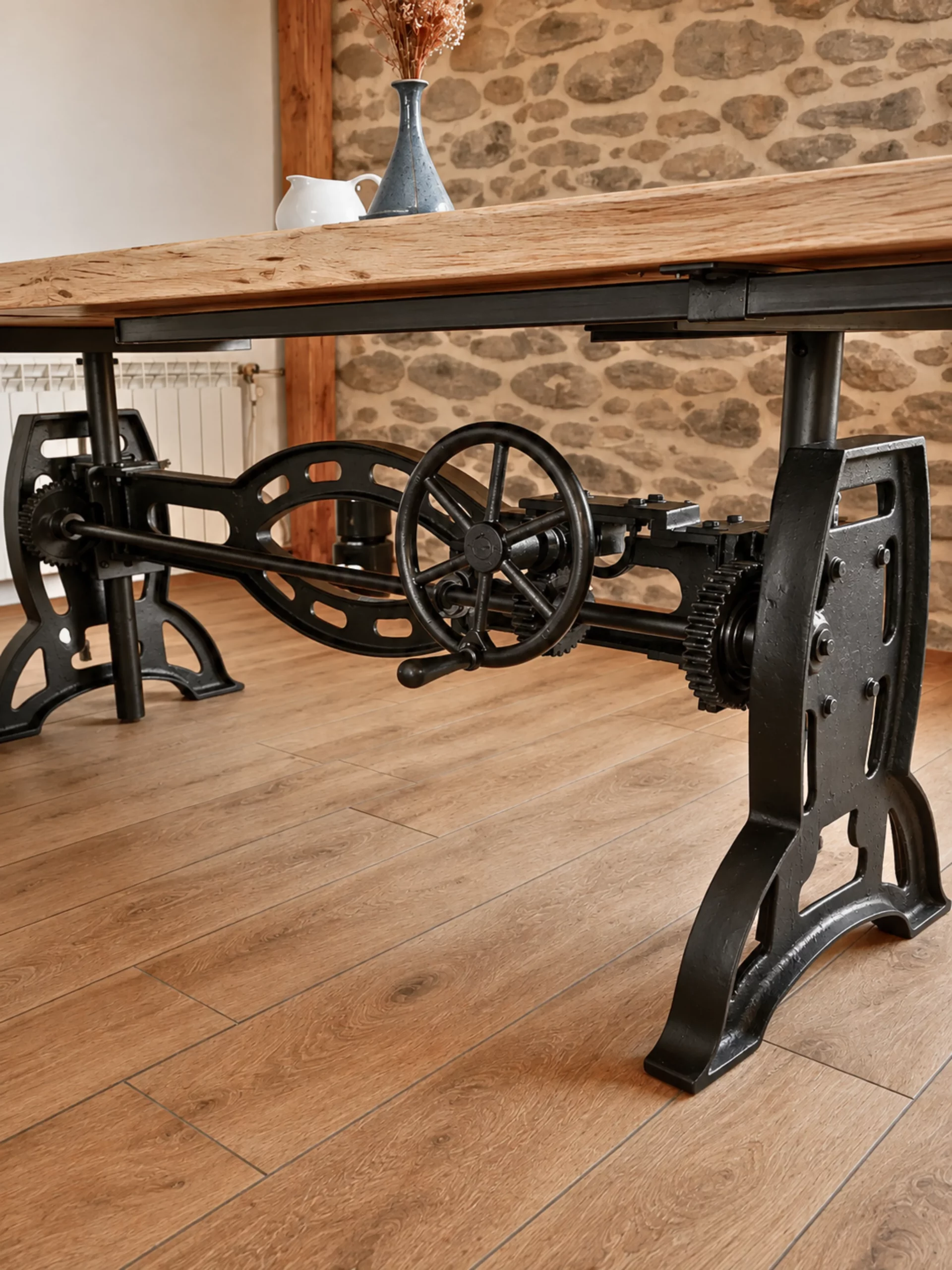 Une table à hauteur ajustable
