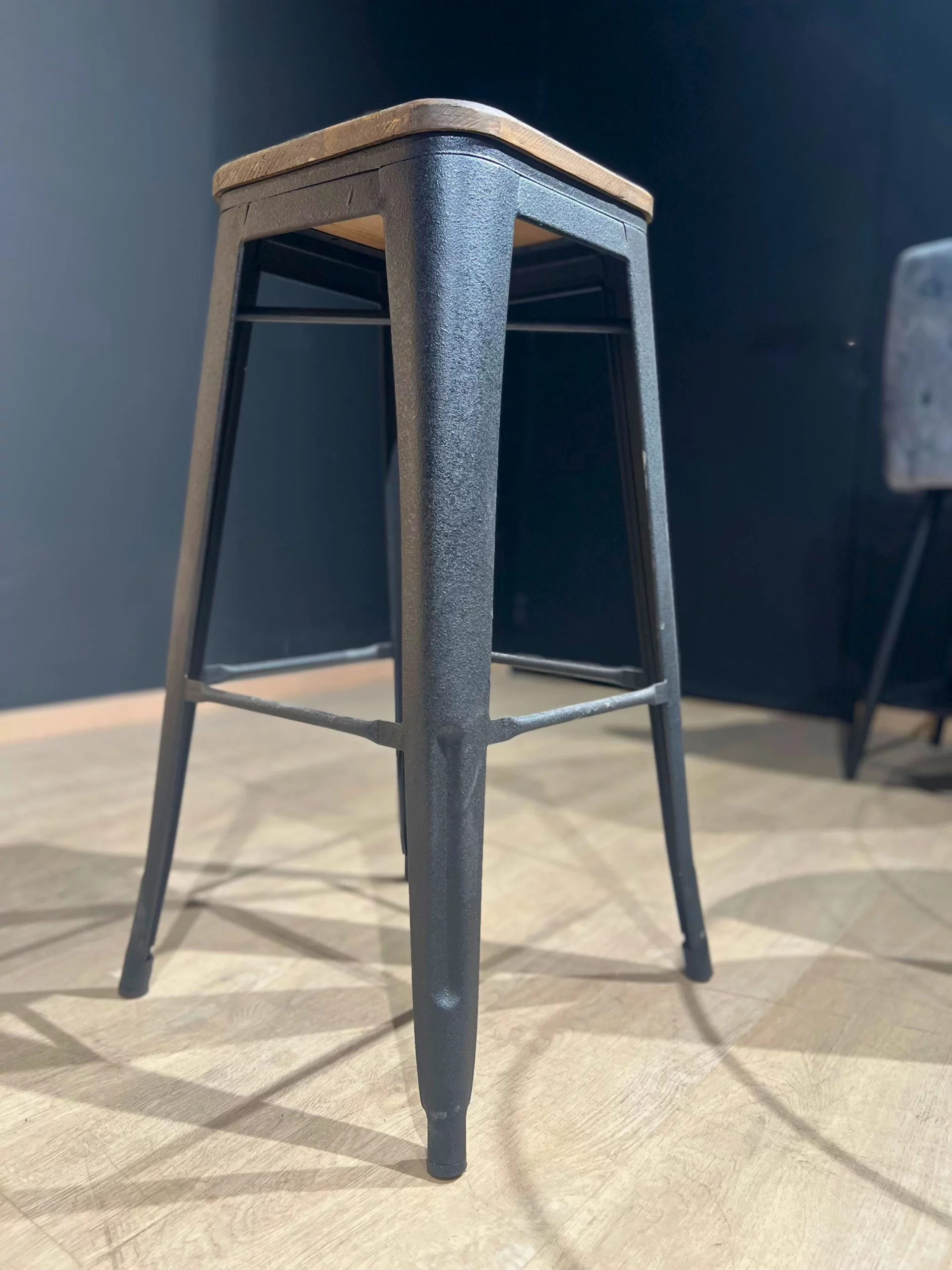 Tabouret de bar vintage industriel