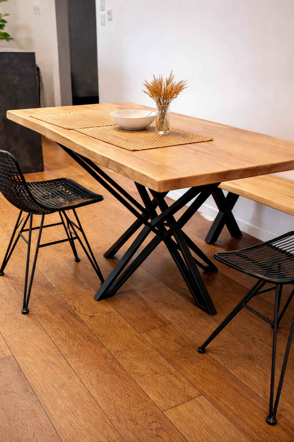 Une table de salle à manger estéthique