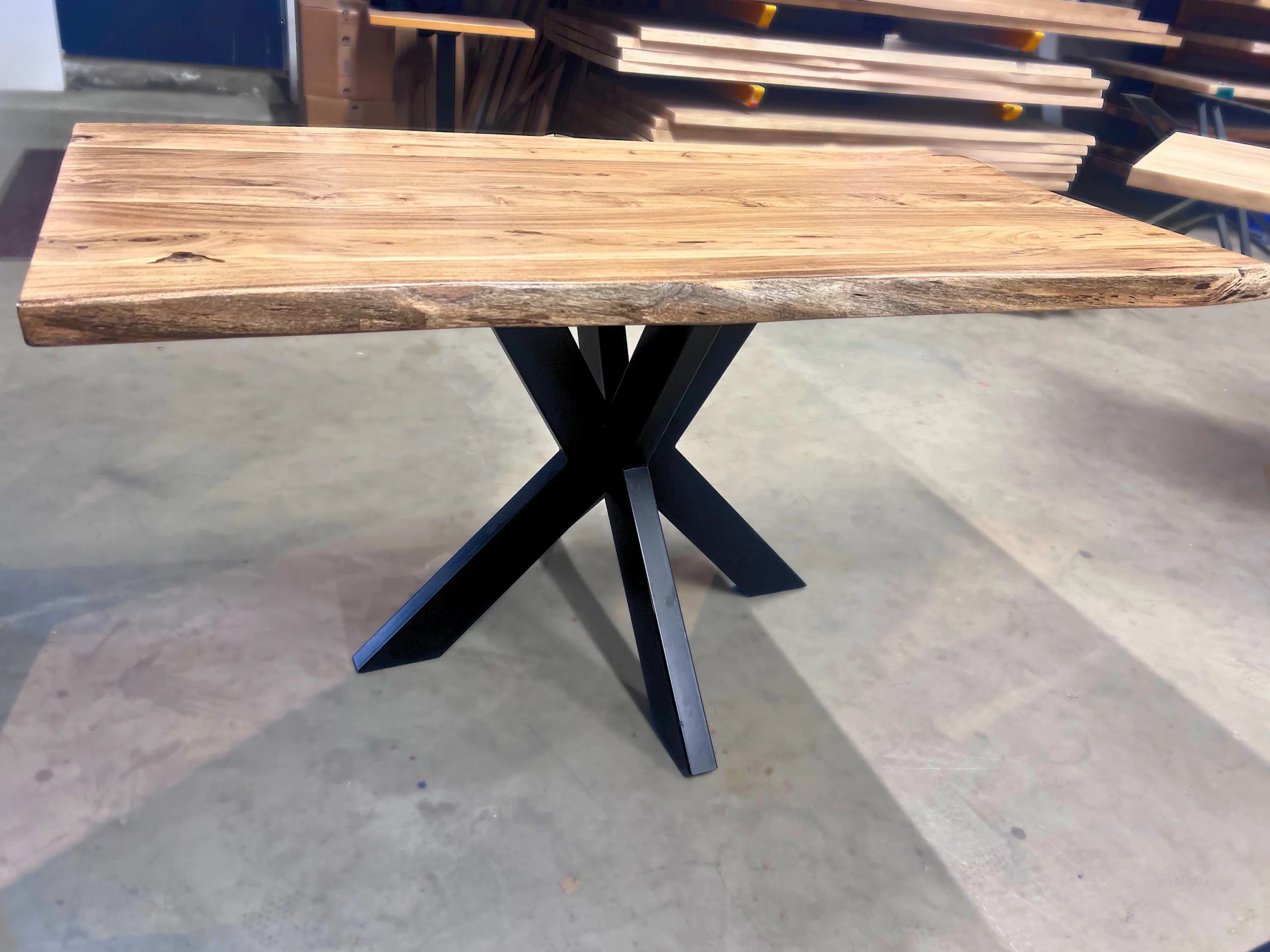 A small dining table