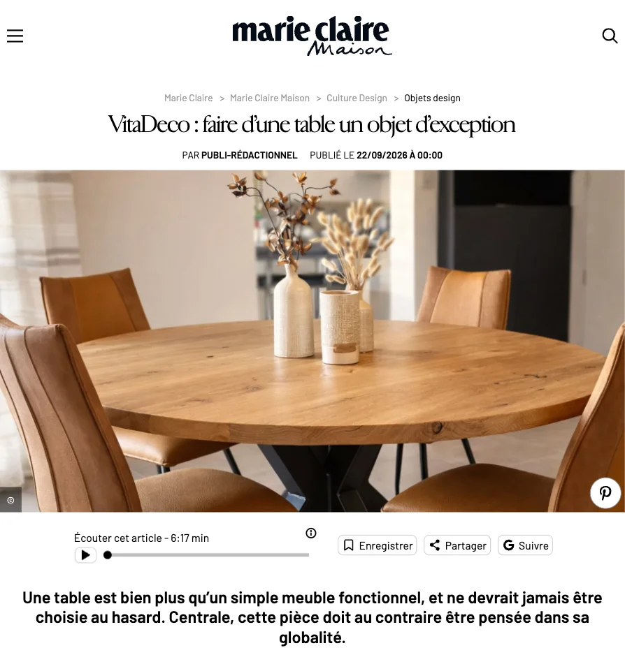 Article Marie-Claire